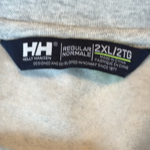 Helly Hansen Men's Nord Graphic Crew Sweatshirt Grey - Picture 7 of 9